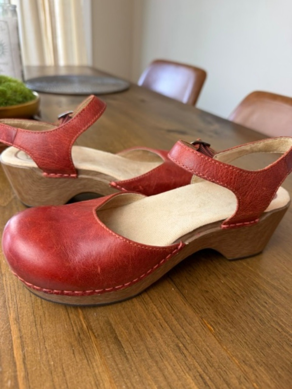 Dansko "Sam" Leather Sandals Mary Jane Style Women's EU size 36 --US 5.5 - 6 - Picture 2 of 11